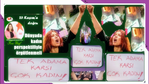 Dünyada kadın perspektifiyle örgütlenmeli